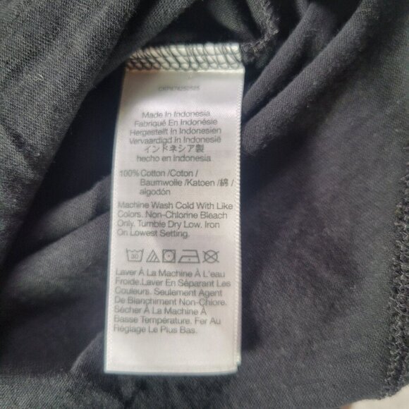 Madewell Women Black Classic Casual Cotton Crewneck T-Shirt Size XXS - Picture 4 of 7